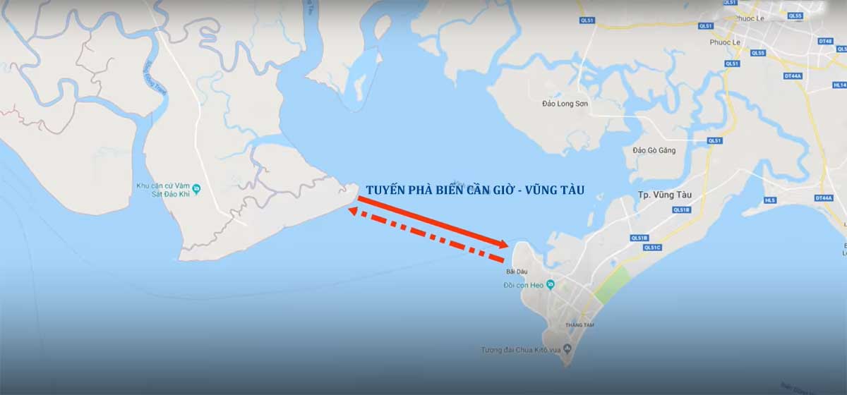 Phà cao tốc đi Sài Gòn Vũng Tàu chỉ mất 30 phút