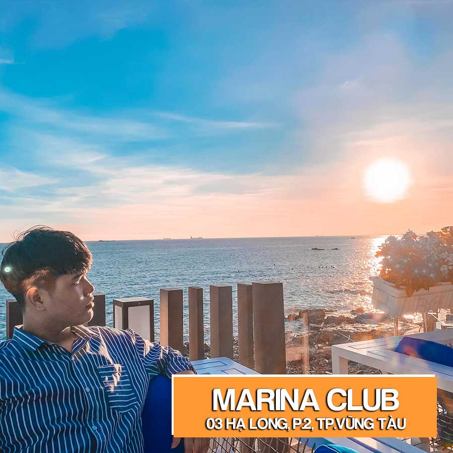 Marina Club, quán cà phê view biển vũng tàu