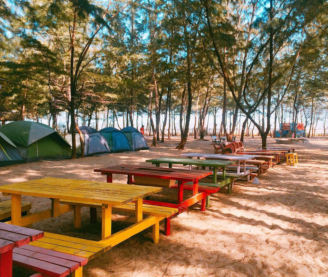 cắm trại Hồ Tràm