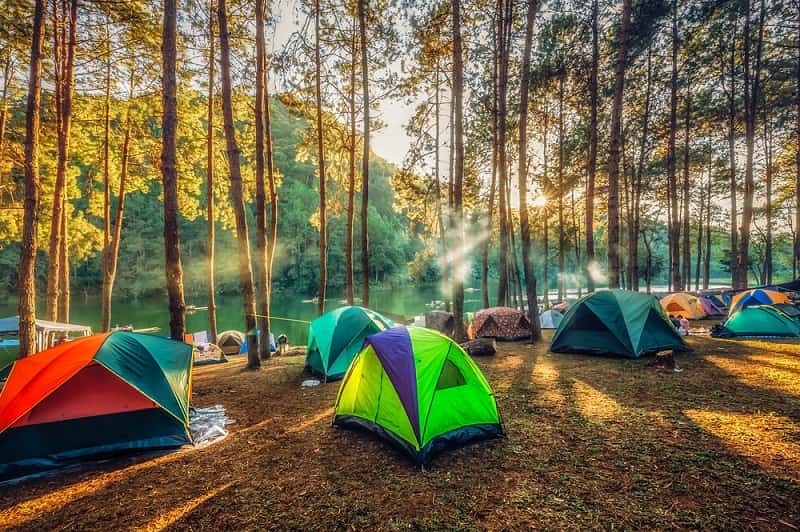 cắm trại ở vườn quốc gia