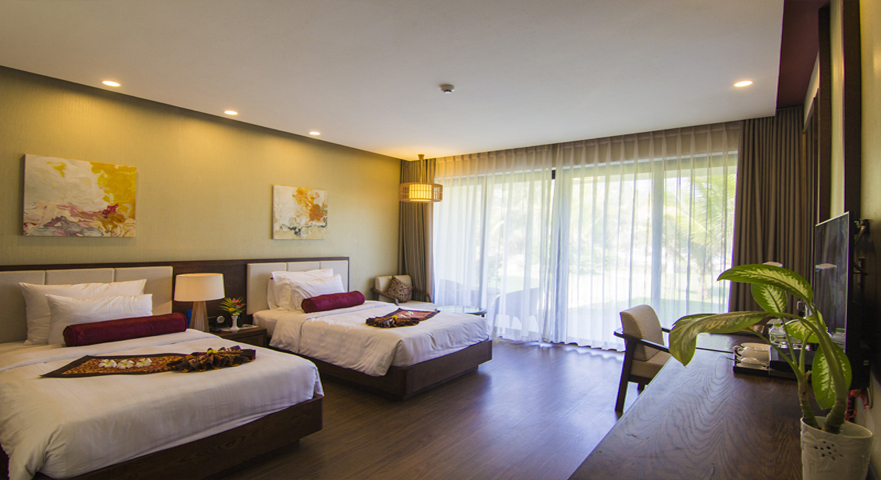 Hệ thống phòng nghỉ tại Hương Phong Hồ Cốc Beach Resort