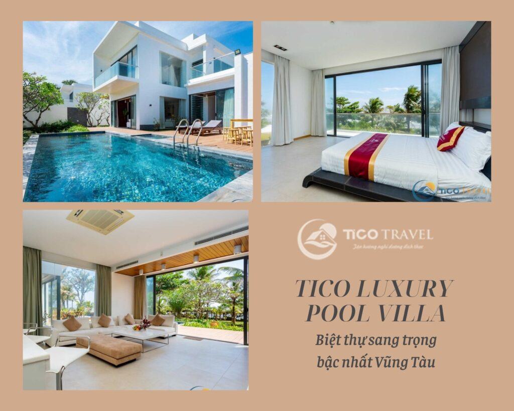 Ảnh chụp Villa Vũng Tàu 4 sao Tico Luxury Pool giá rẻ bất ngờ
