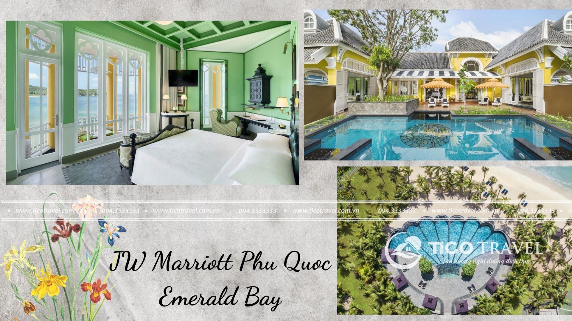 Ảnh chụp toàn cảnh tại JW Marriott Phu Quoc Emerald Bay Resort & Spa