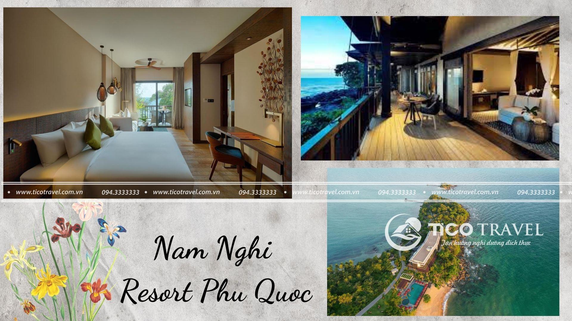 Ảnh chụp toàn cảnh tại Nam Nghi Resort Phu Quoc