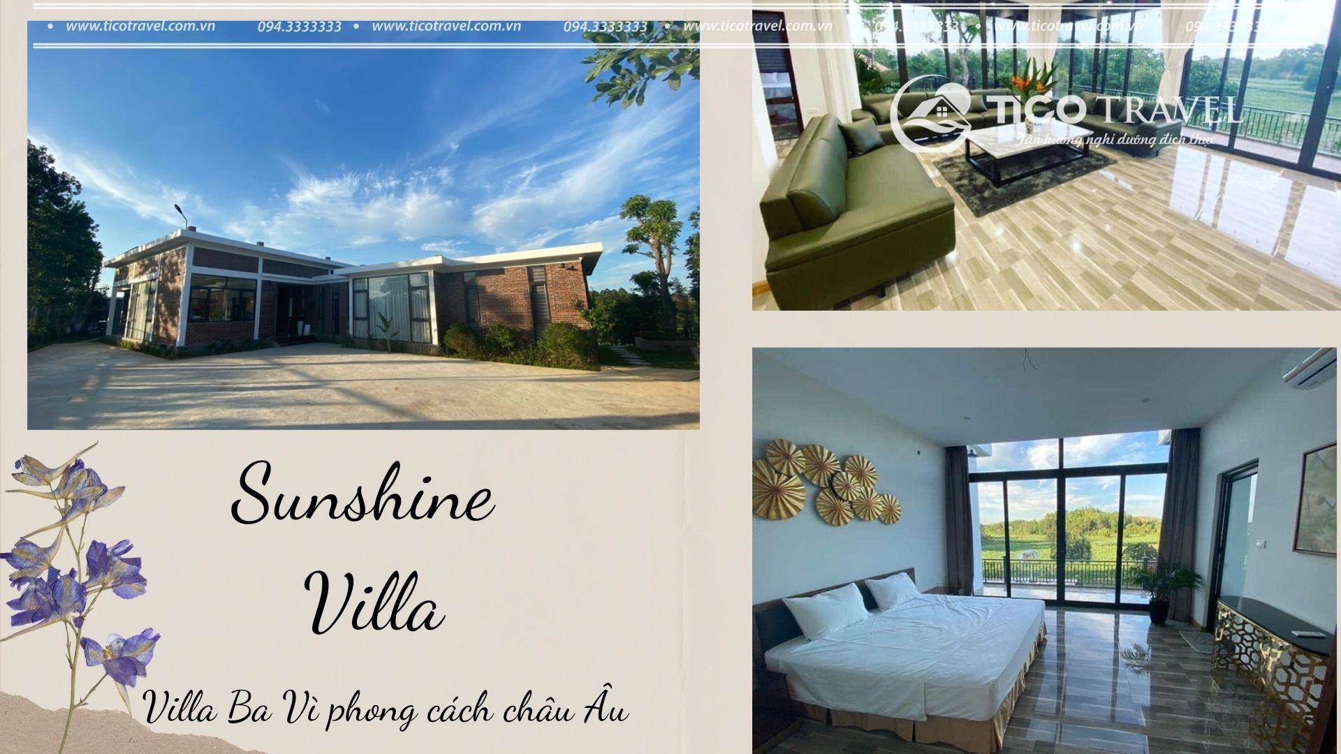 Ảnh Sunshine Villa - Villa Ba Vì Sống ảo đẹp nhất