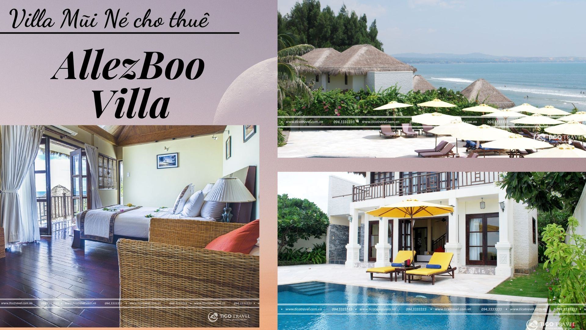 Top 20 villa Mũi Né ngay sát biển view tuyệt đỉnh đầy thu hút