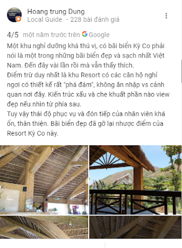 Review của du khách về Kỳ Co Resort