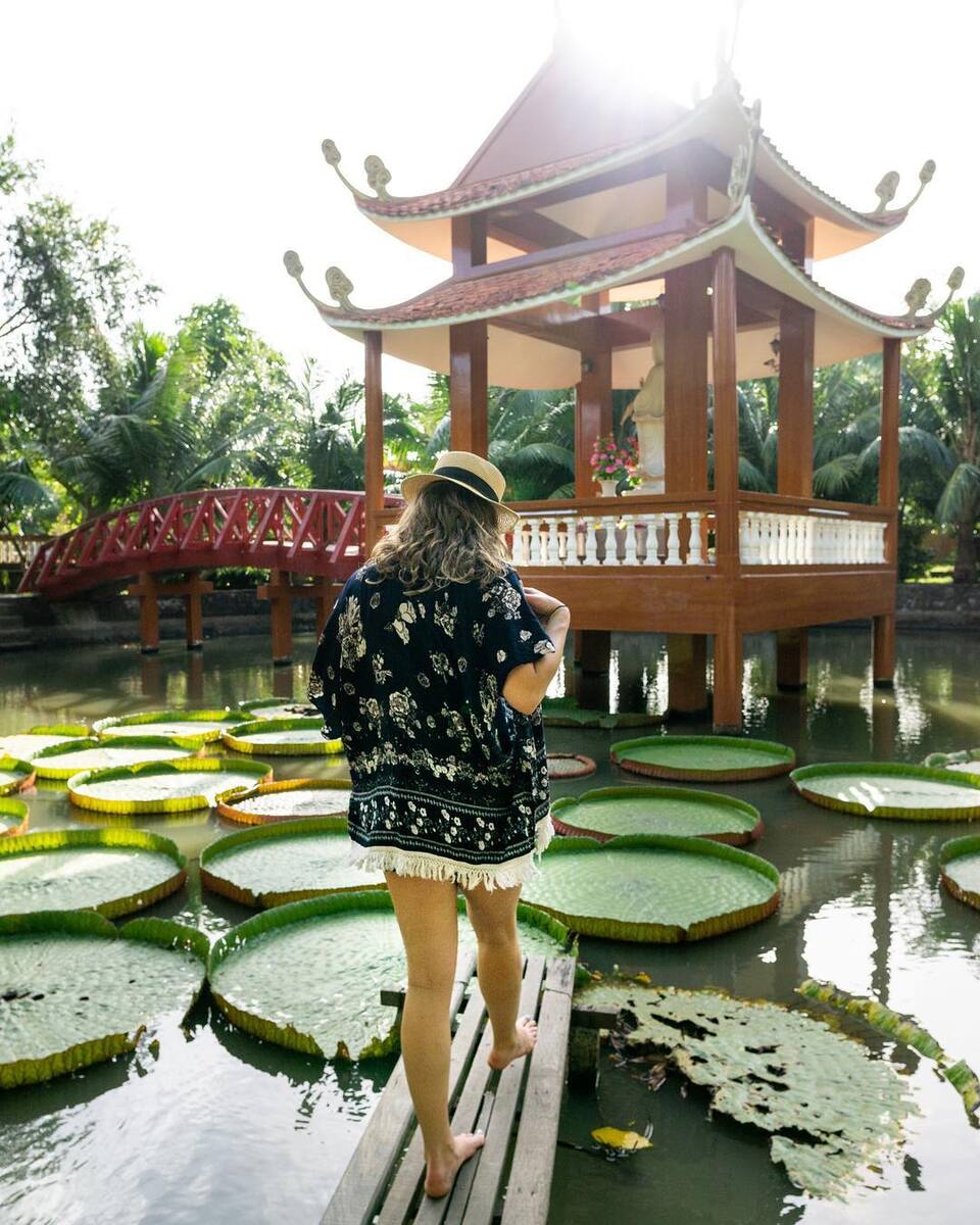 ảnh chụp toàn cảnh tại Thiền Viện Trúc Lâm Phương Nam