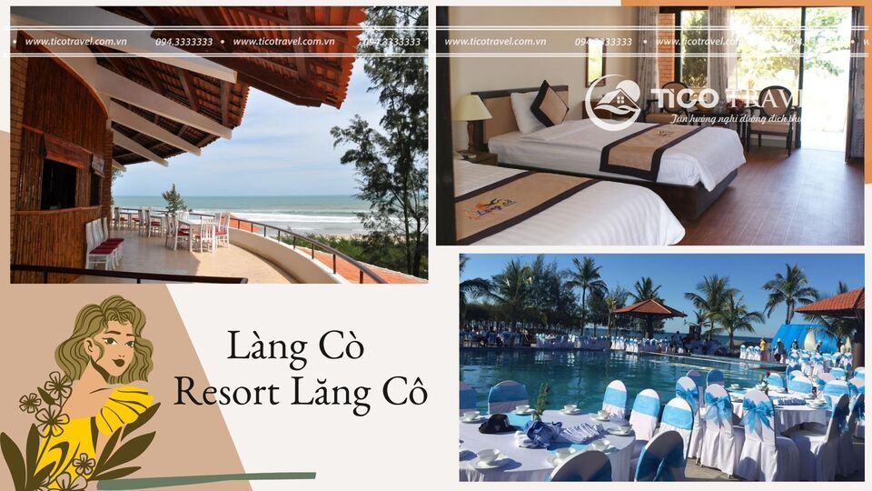 Ảnh chụp toàn cảnh tại Làng Cò Resort Lăng Cô