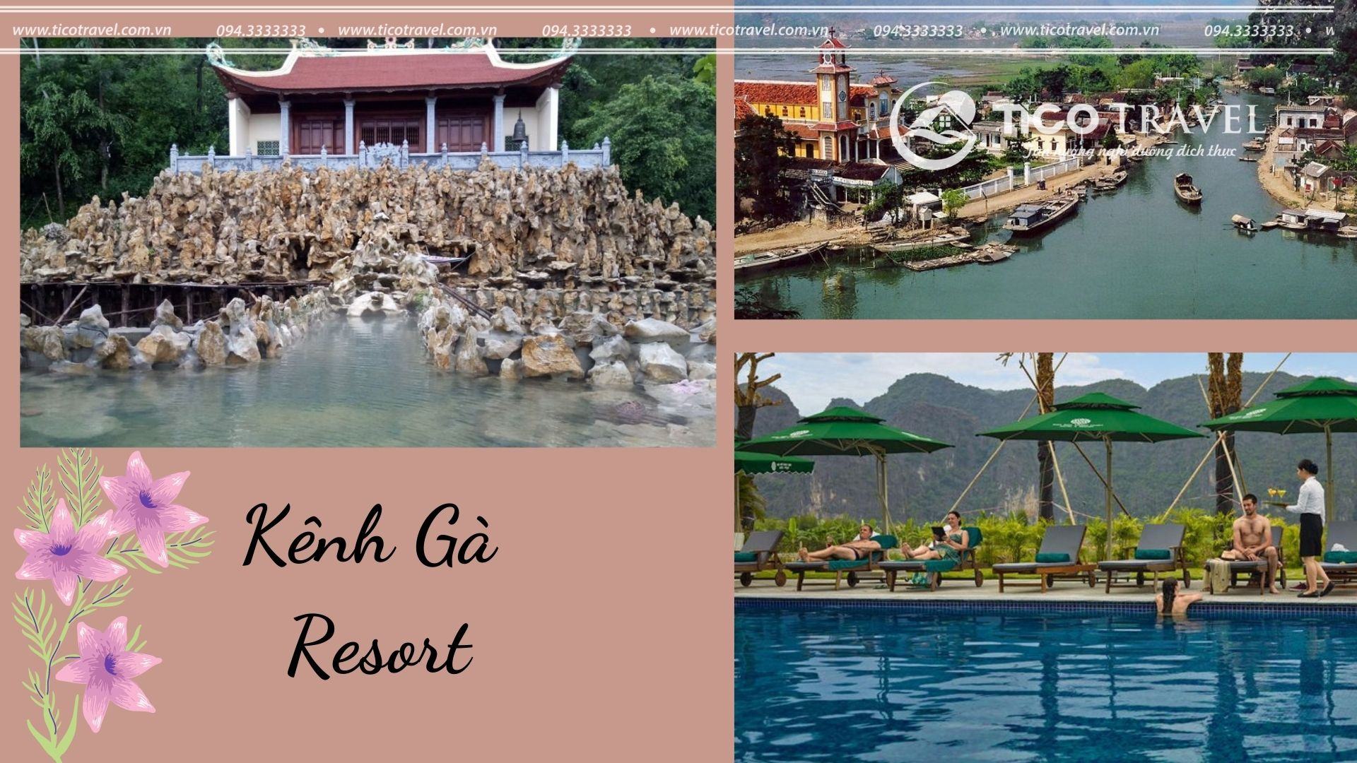 ảnh chụp Kênh Gà resort Ninh Bình