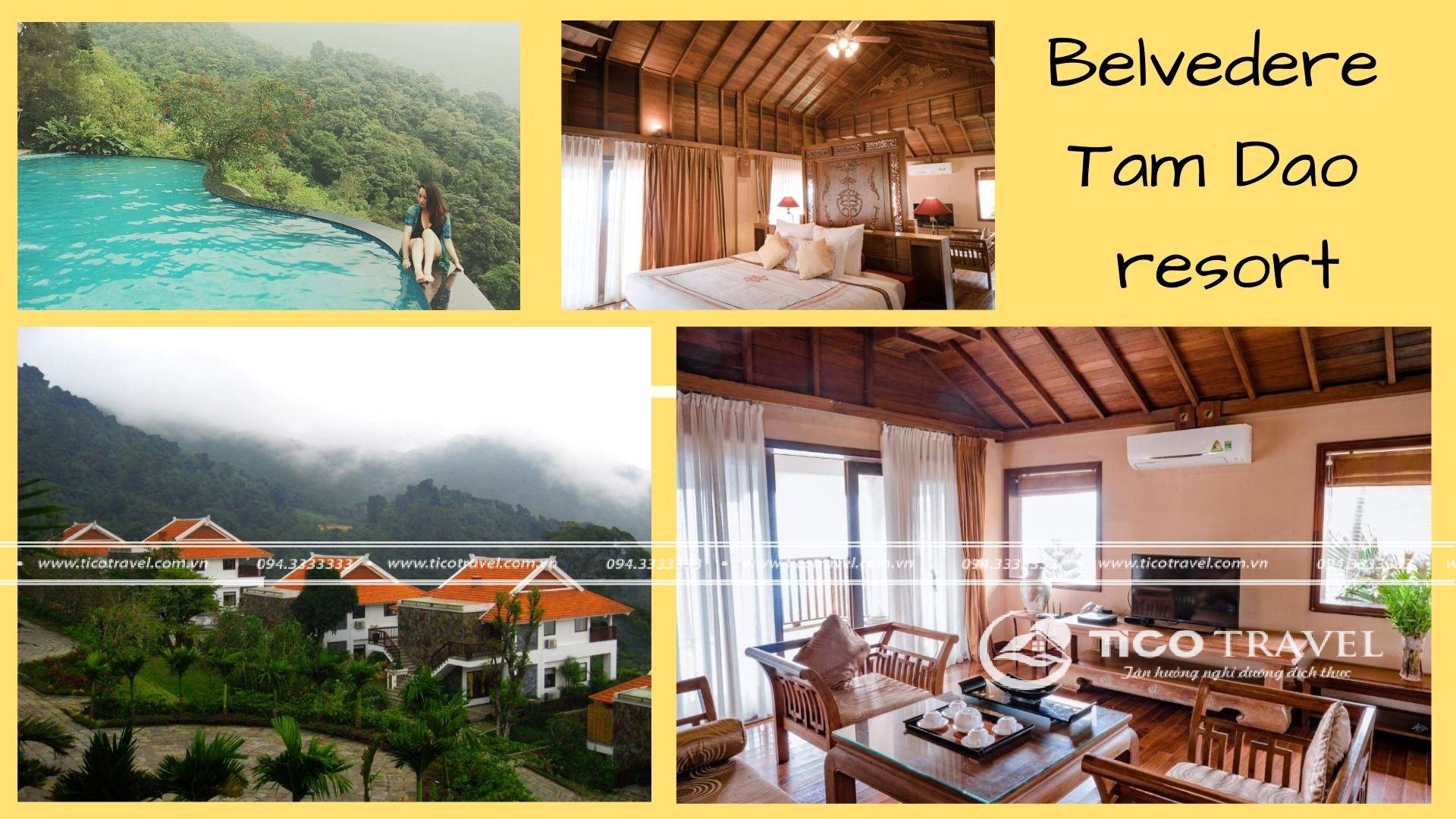 Ảnh chụp toàn cảnh tại Belvedere Tam Dao resort