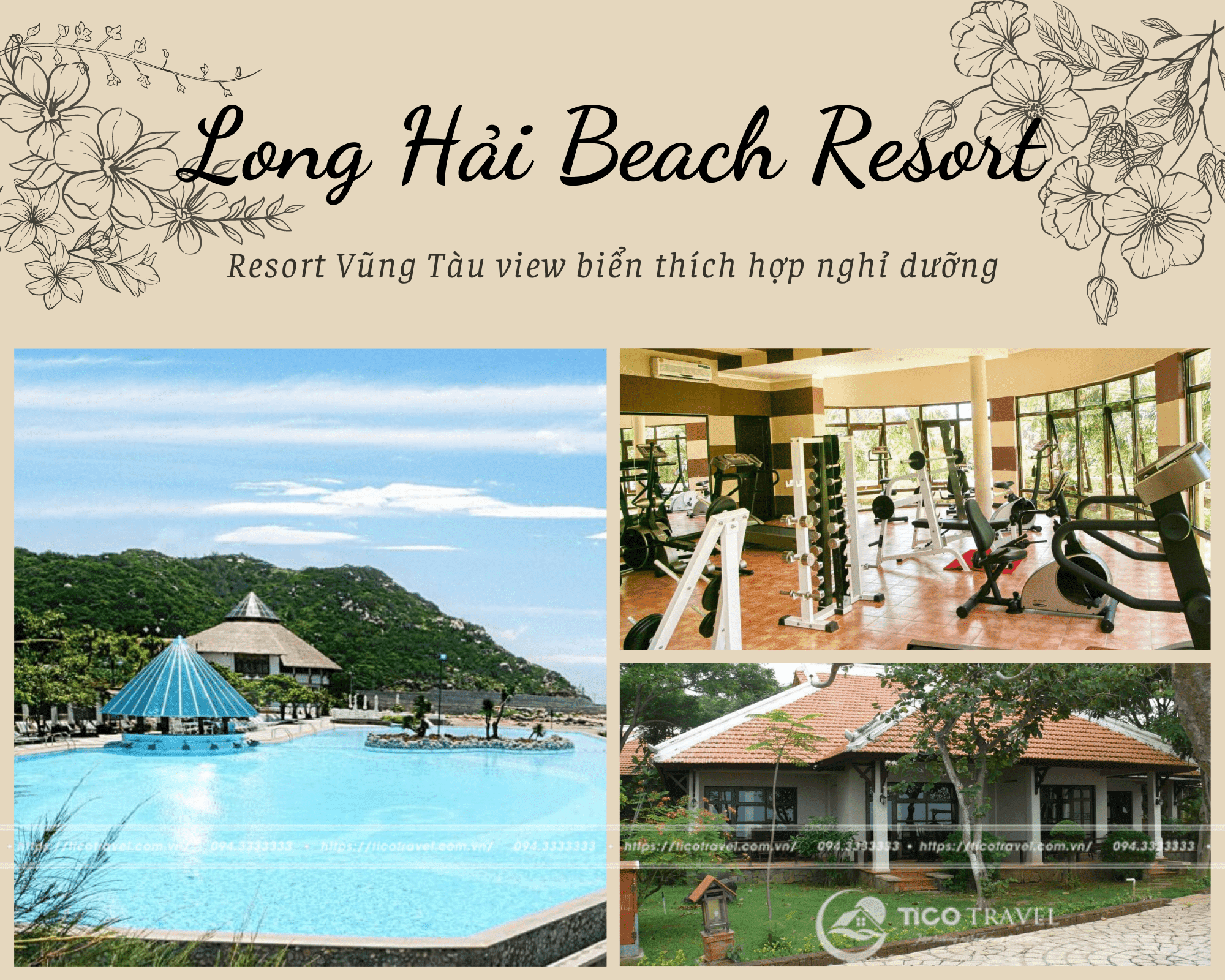 Resort Vũng Tàu view biển đẹp thích hợp nghỉ dưỡng