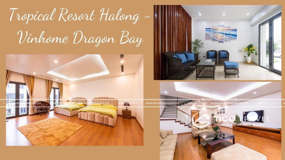 Ảnh chụp toàn cảnh tại Tropical Resort Halong – Vinhome Dragon Bay