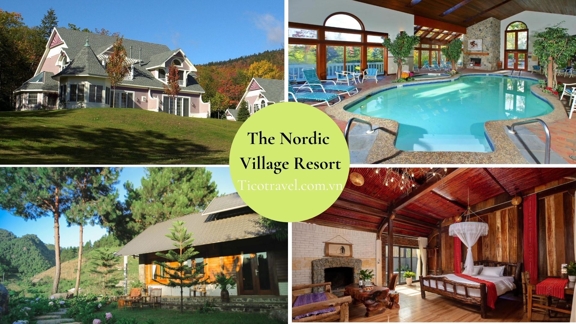 The Nordic Village Resort Top 10 resort Mộc Châu giá rẻ view núi rừng thơ mộng không thể bỏ lỡ