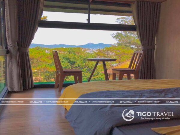 Ảnh chụp villa Review Nomini Homestay Đà Lạt - Ngôi nhà gỗ xinh xắn giữa núi rừng số 3