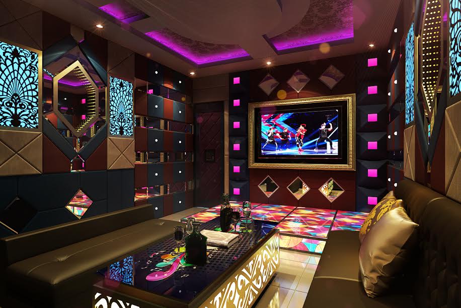 Phòng hát karaoke tại Golden Bay Đà Nẵng