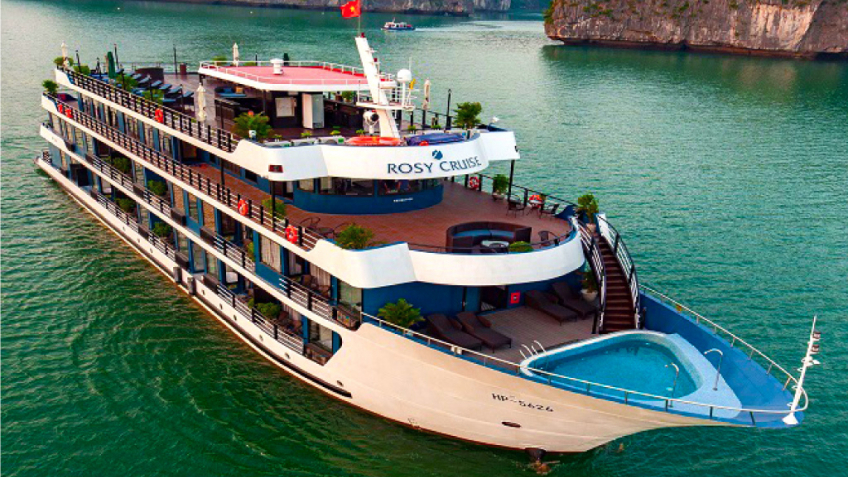 Review Rosy Cruise Hạ Long - Du Thuyền 5 Sao Sang Trọng
