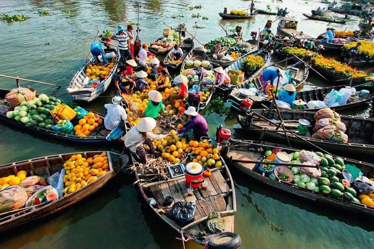 Chợ nổi Cái Răng – Nét văn hóa nơi miền Tây sông nước