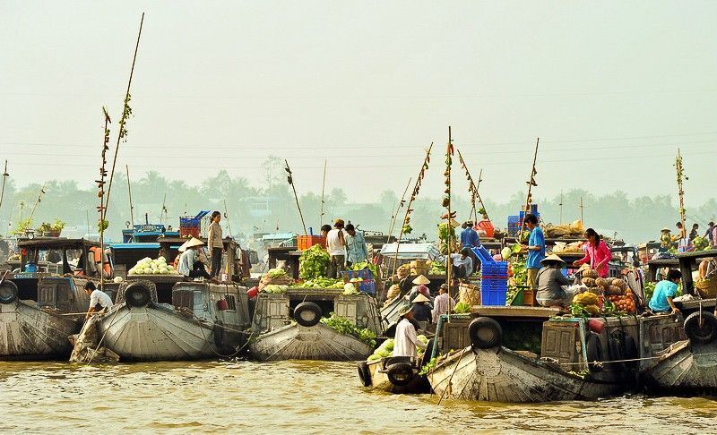 Chợ nổi Cái Bè - Nét đẹp văn hóa sông nước miền Tây
