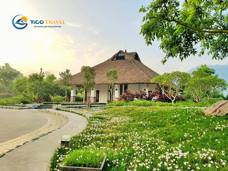 Ảnh chụp villa Review An Lạc Resort, khu nghỉ dưỡng gần Hà Nội đậm đà bản sắc dân tộc số 0