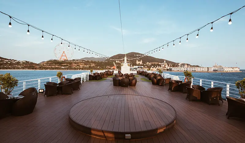 Du thuyền Sea Coral Nha Trang - Ngắm hoàng hôn trên vịnh