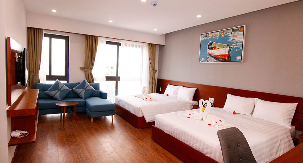 Phòng Deluxe của Mento Hotel Quy Nhơn
