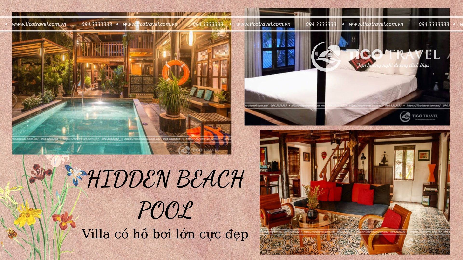 Villa Hội An Hidden Beach Pool  