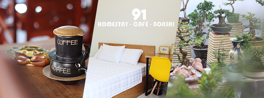 91 Homestay, Cafe, Bonsai 