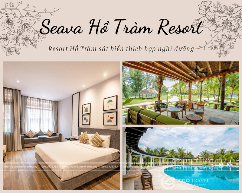 Resort đẹp Hồ Tràm có hồ bơi view biển chuẩn 4-5 sao