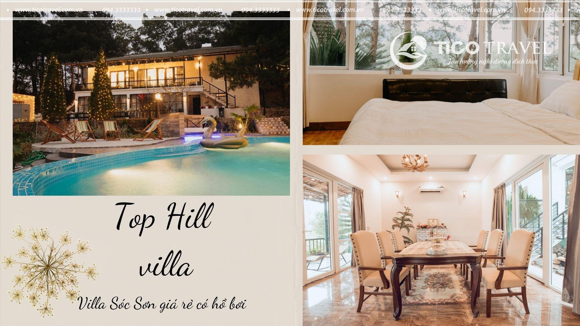 Tico Top Hill villa gần Hà Nội