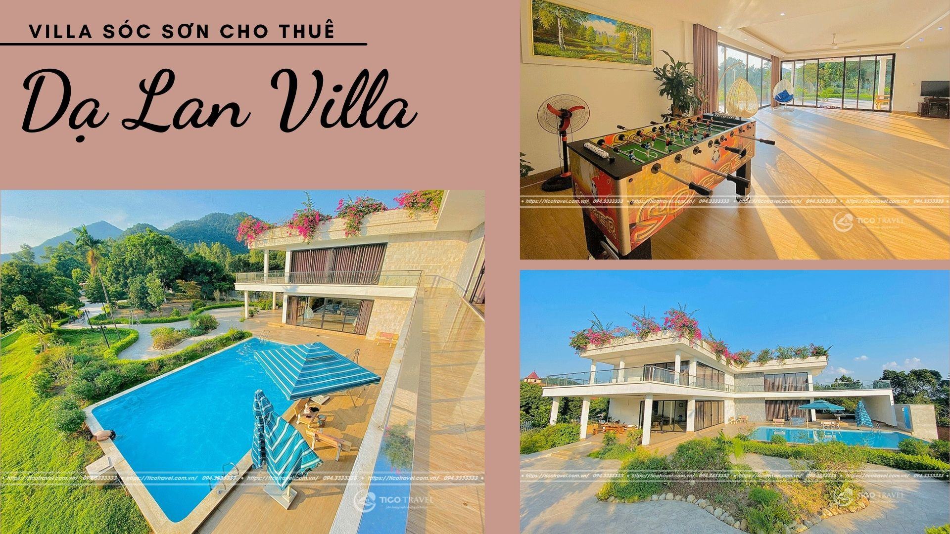 Dạ Lan Villa - Villa nghỉ dưỡng giá rẻ siêu đẹp tại Sóc Sơn 