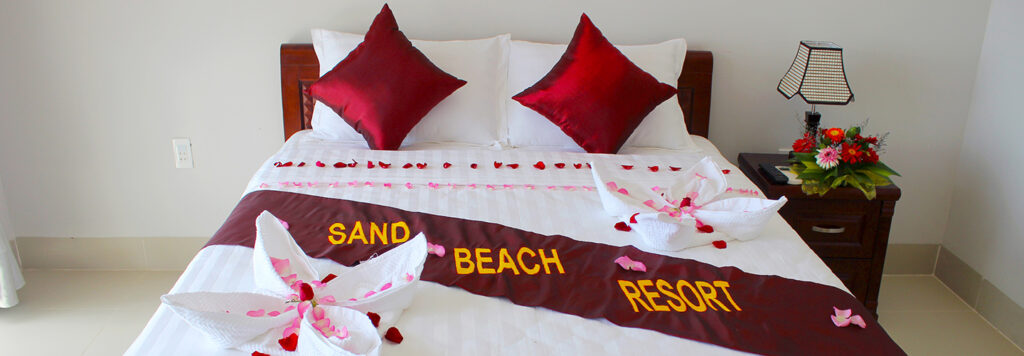 phòng đôi hướng vườn của Sand Beach Resort