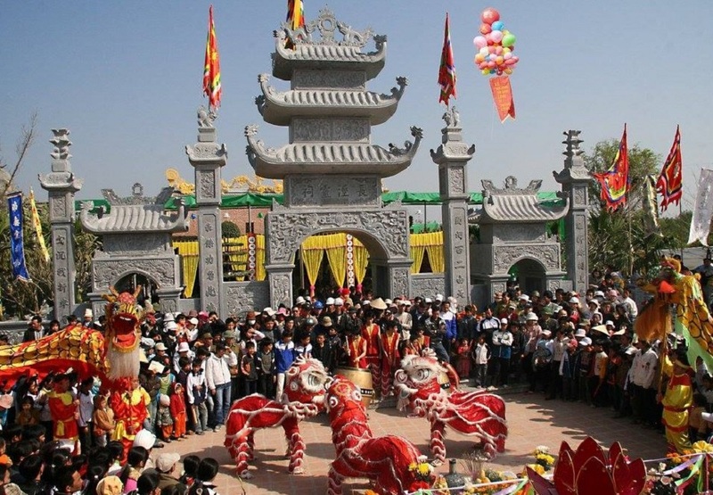 Thời gian diễn ra lễ hội ở Bạch Đằng Giang