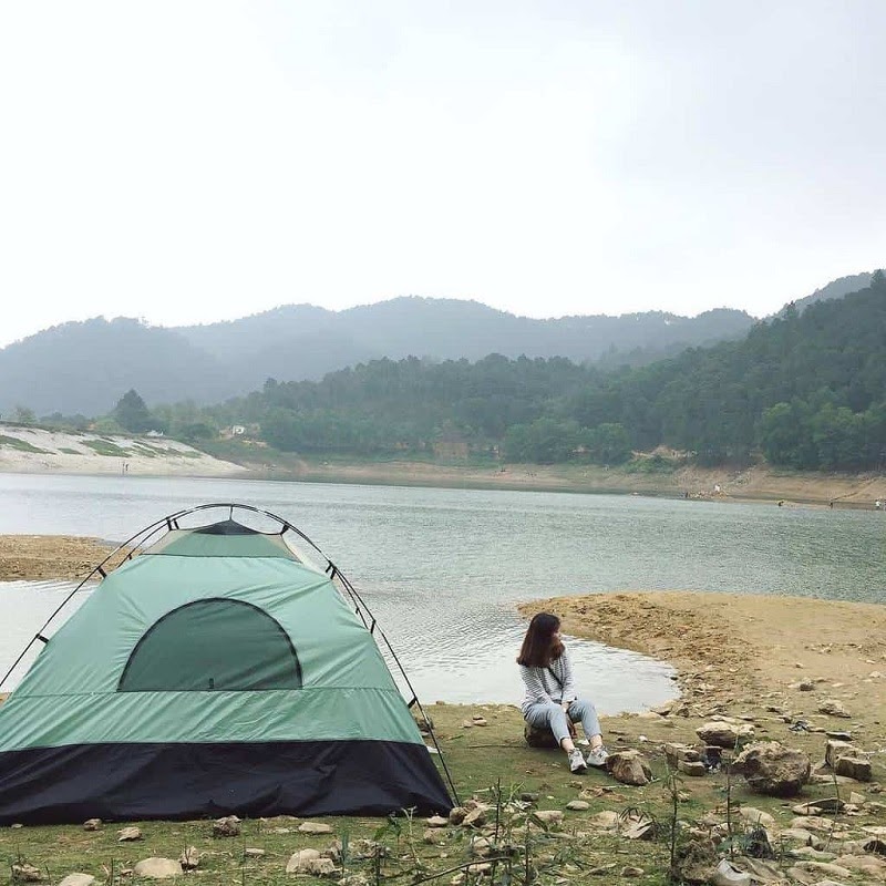 Hồ Hàm Lợn - điểm đến thư giãn và dã ngoại ở Sóc Sơn
