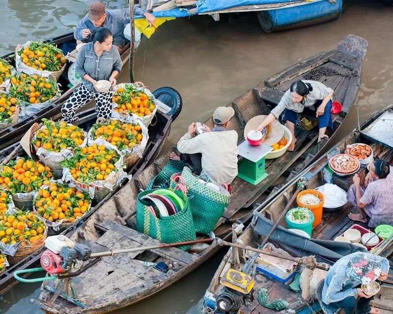 Khám phá chợ nổi Cà Mau - Vẻ đẹp độc đáo miền sông nước
