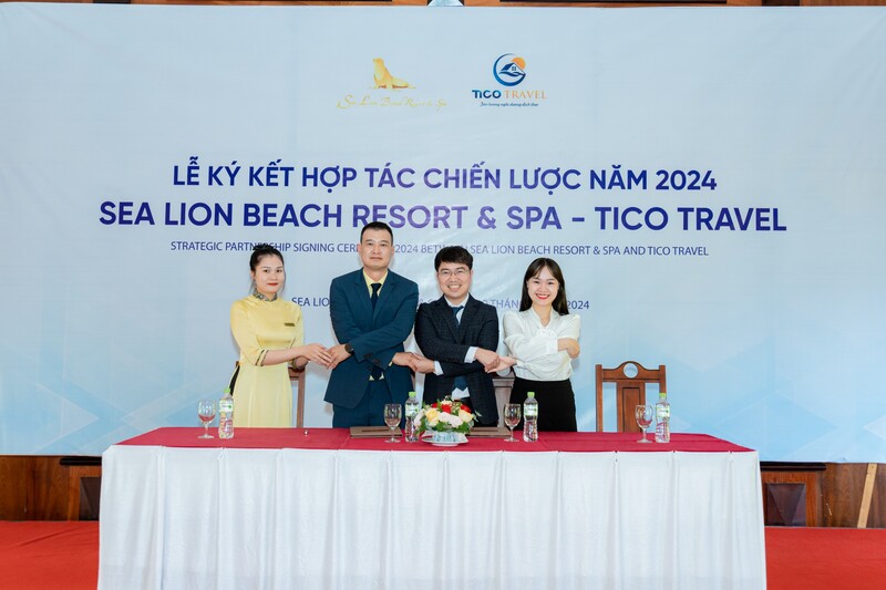 le ky ket hop tac chien luoc nam 2024 cua tico travel va sea lion beach resort spa 6