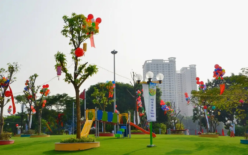 Công viên Nghĩa Đô – Vui chơi tại thiên đường xanh thủ đô