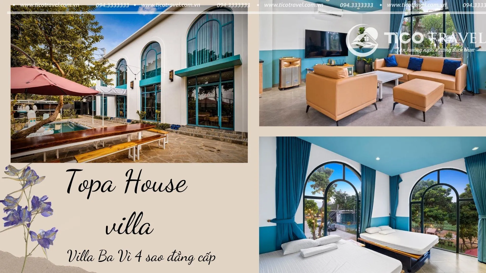 Topa house villa - villa quanh Hà Nội có thiết kế đẹp nhất