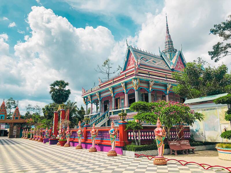 Chùa Chén Kiểu - Niềm tự hào kiến trúc độc đáo người Khmer Nam Bộ