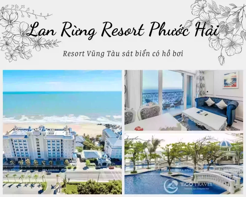 Top 20 Resort Vũng Tàu giá rẻ sát biển có hồ bơi bãi biển riêng view đẹp