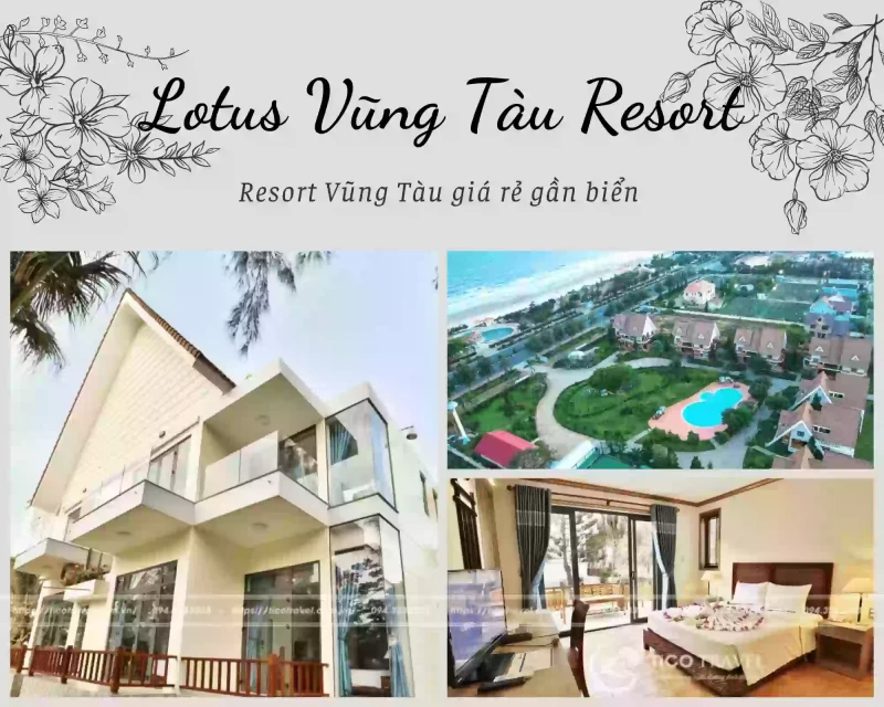 Top 20 Resort Vũng Tàu giá rẻ sát biển có hồ bơi bãi biển riêng view đẹp