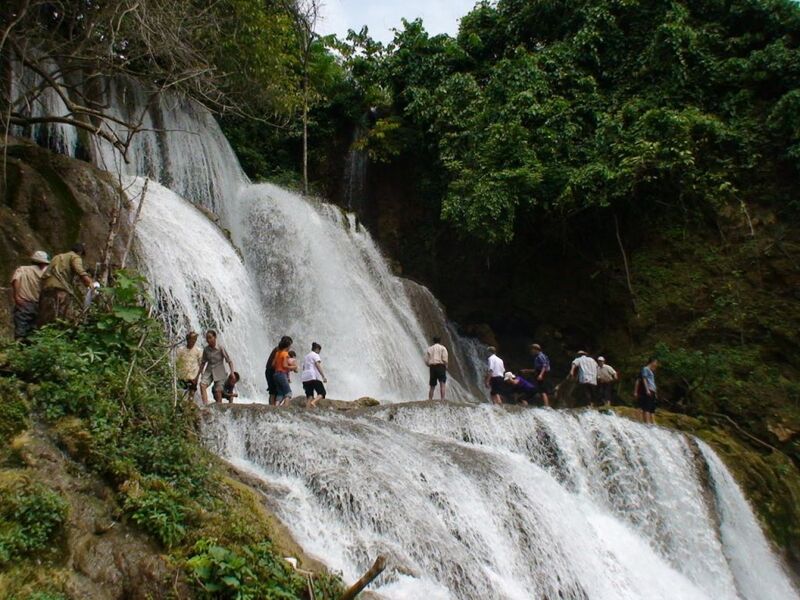 Thác Pú Nhu, bức tranh sống động nơi núi rừng Tây Bắc