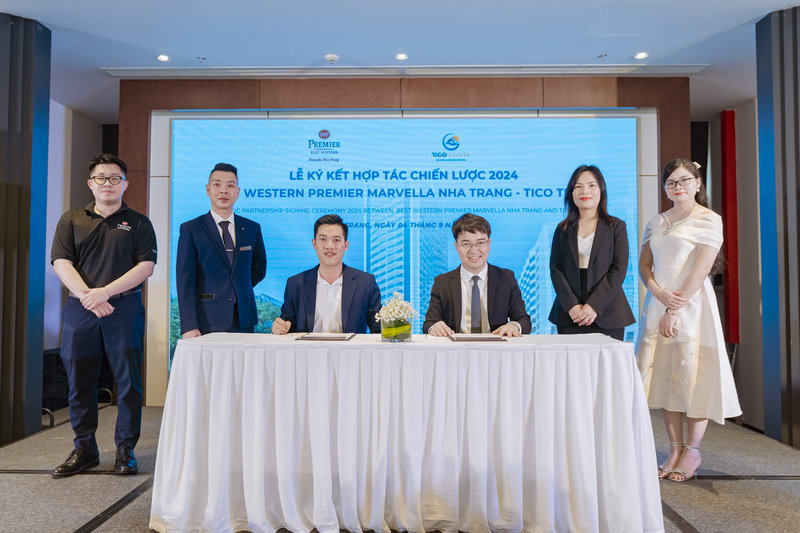 Ký kết hợp tác chiến lược năm 2024 giữa Best Western Premier Marvella Nha Trang Hotel và Tico Travel