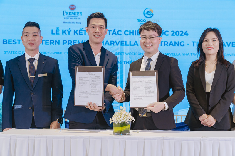 Ký kết hợp tác chiến lược năm 2024 giữa Best Western Premier Marvella Nha Trang Hotel và Tico Travel