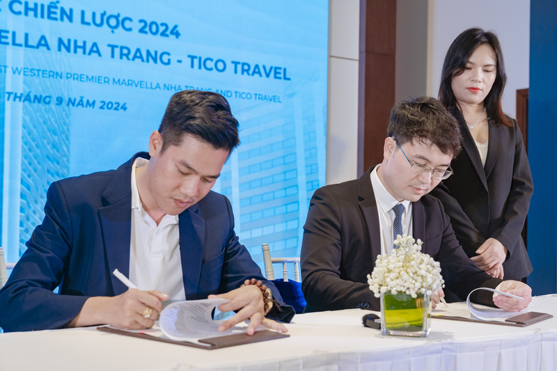 Ký kết hợp tác chiến lược năm 2024 giữa Best Western Premier Marvella Nha Trang Hotel và Tico Travel