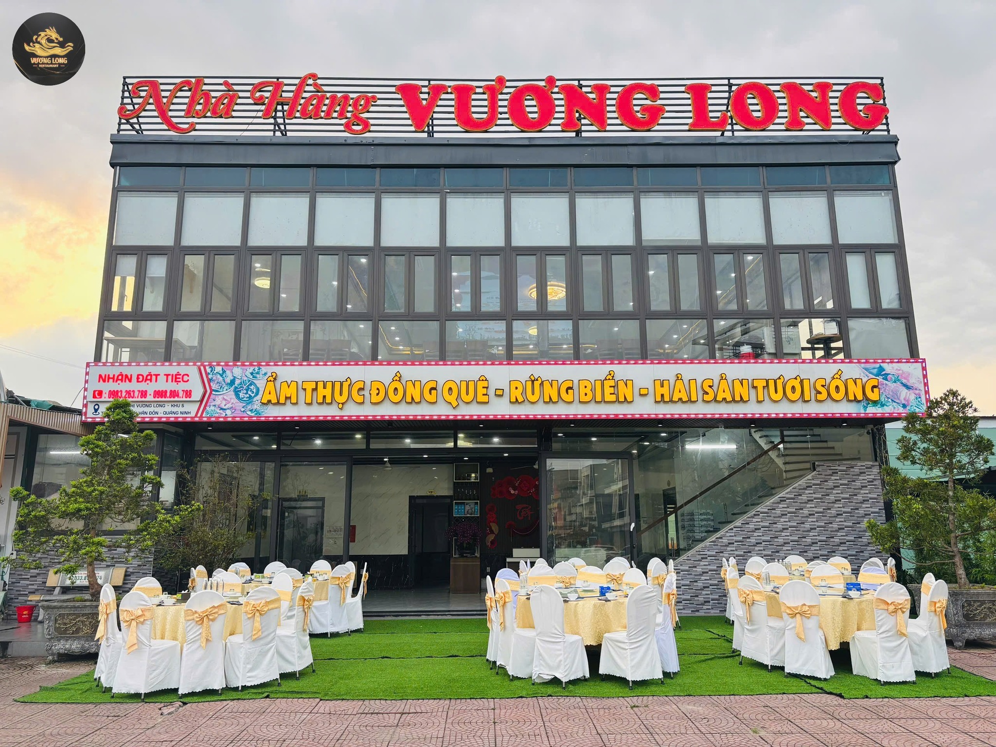 nha hang to chuc su kien gan khu du lich phuong dong van don 8